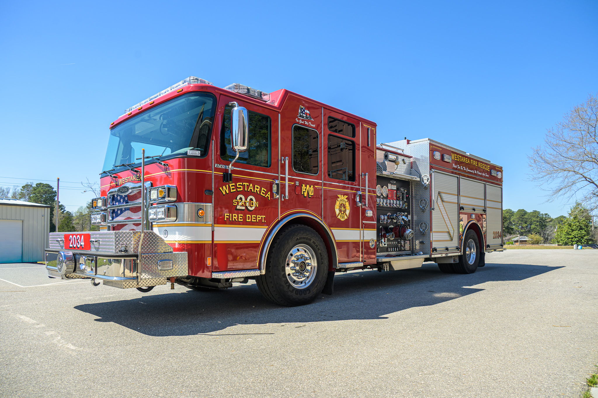 Engine 2034 front angle